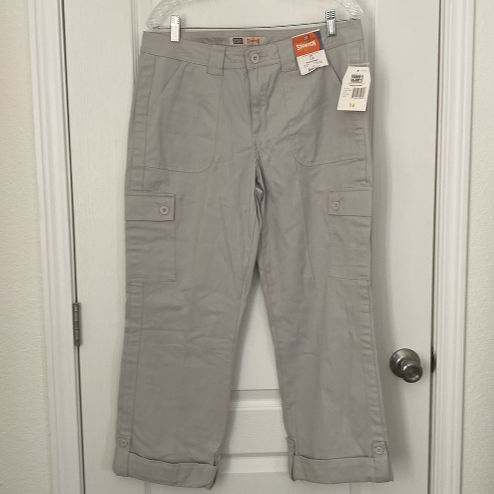 NEW🩶Faded Glory Stretch Woman's Cargo Pants